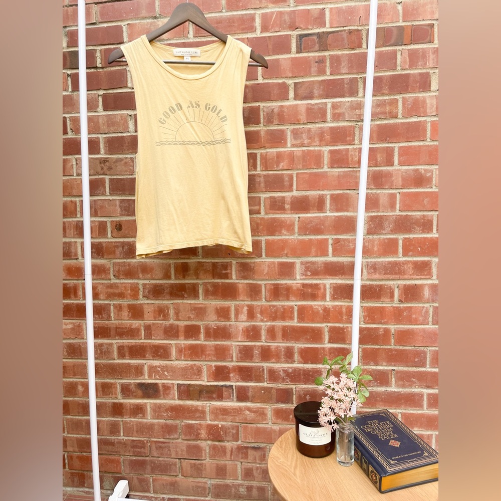Yellow Graphic Tank